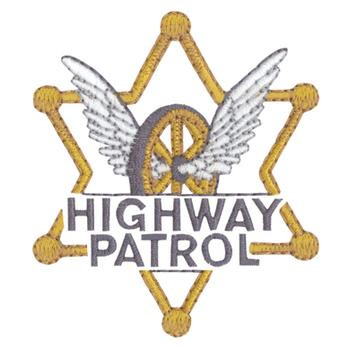 Highway Patrol Machine Embroidery Design