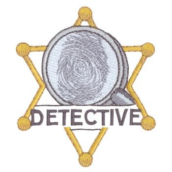 Detective Machine Embroidery Design