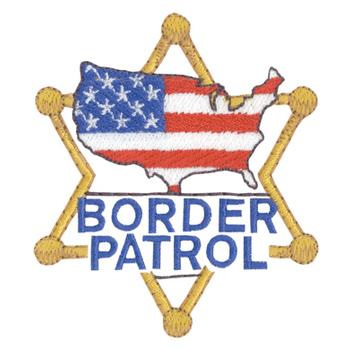 Border Patrol Machine Embroidery Design
