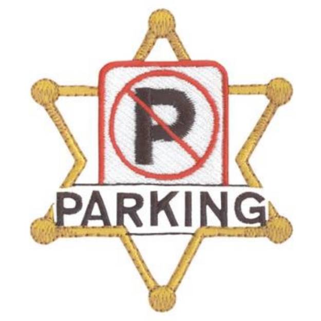 Picture of Parking Enforcement Machine Embroidery Design