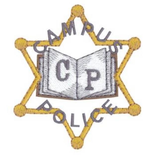 Picture of Campus Police Machine Embroidery Design