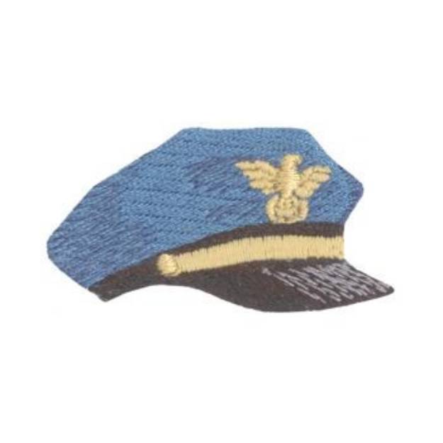 Picture of Police Hat Machine Embroidery Design