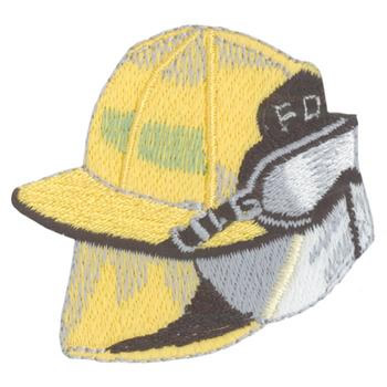 Firemans Helmet Machine Embroidery Design