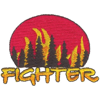 Forest Fire Control Machine Embroidery Design