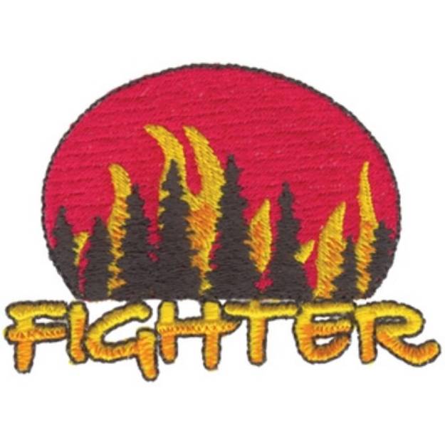 Picture of Forest Fire Control Machine Embroidery Design