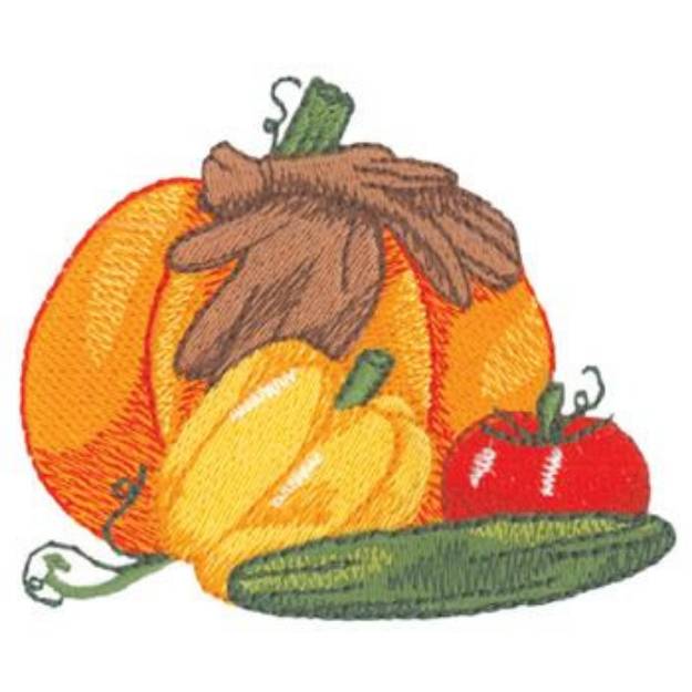 Picture of Gardening and Veggies Machine Embroidery Design