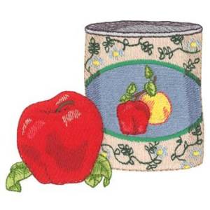 Picture of Apples Machine Embroidery Design