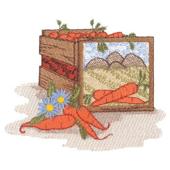 Carrot Crate Machine Embroidery Design