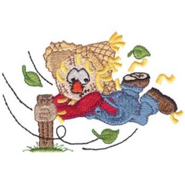 Picture of Scarecrow In The Wind Machine Embroidery Design