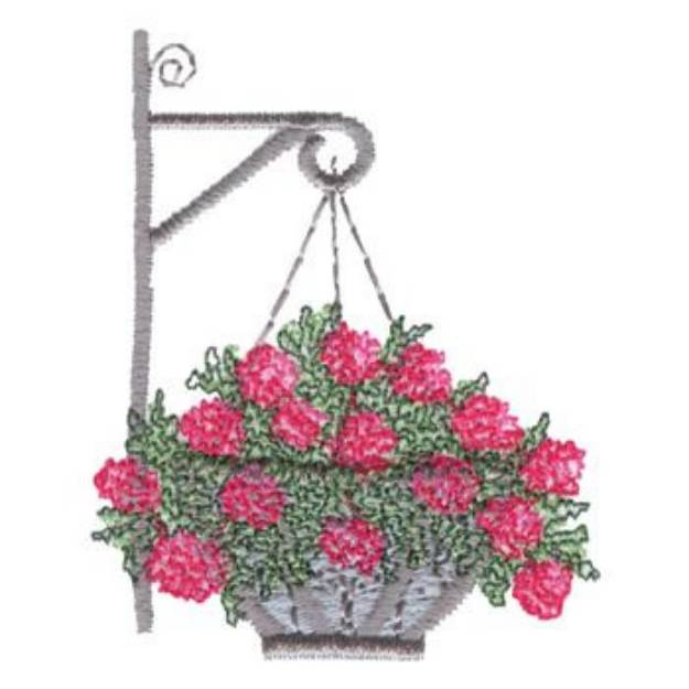 Picture of Iron Plant Hanger Machine Embroidery Design