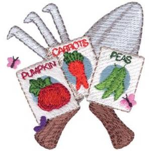 Picture of Garden Tools & Seeds Machine Embroidery Design