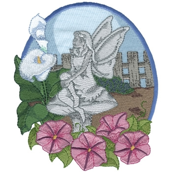 Garden Fairy Machine Embroidery Design