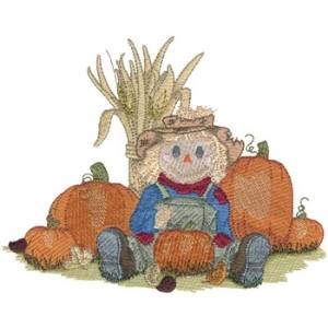 Picture of Pumpkin Patch Machine Embroidery Design
