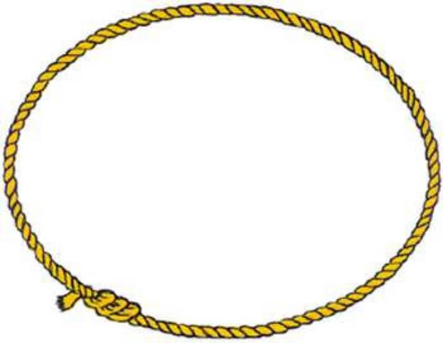 Picture of Lasso rope Machine Embroidery Design