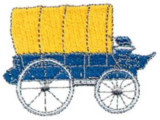 Picture of Military Wagon Machine Embroidery Design