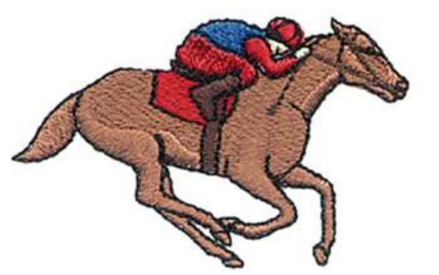 Picture of Racehorse Machine Embroidery Design