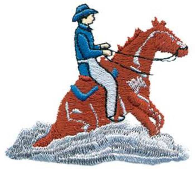 Picture of Reining Horse Machine Embroidery Design