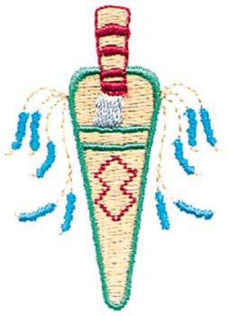 Picture of Knife With Sheath Machine Embroidery Design