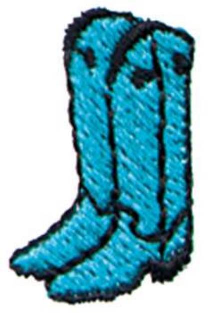 Picture of 1" Boots Machine Embroidery Design