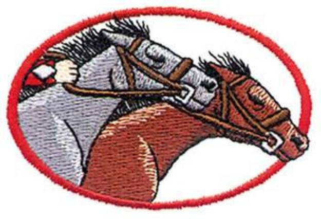 Picture of Racehorse Logo Machine Embroidery Design