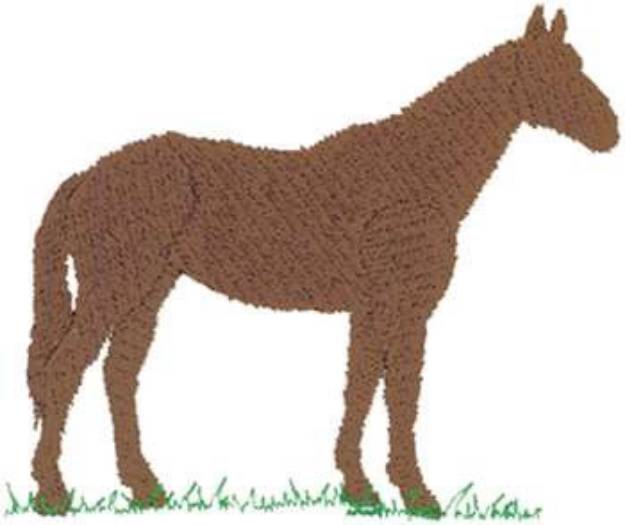 Picture of Standing Horse Machine Embroidery Design