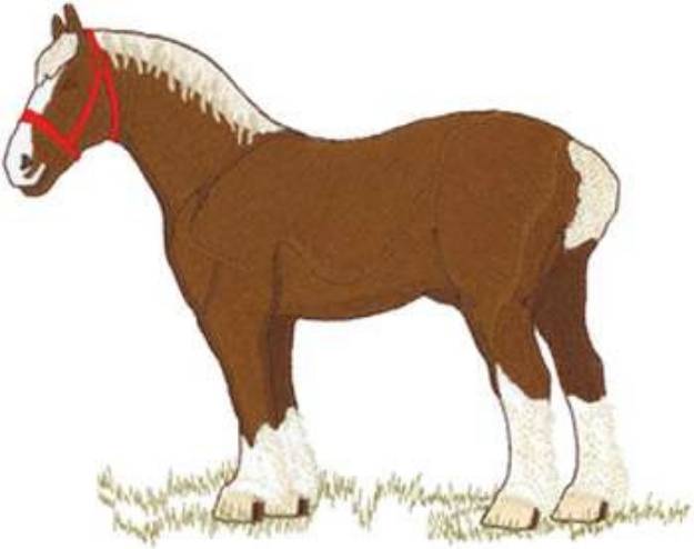 Picture of Clydesdale Machine Embroidery Design