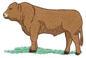 Picture of Limousin Cow Machine Embroidery Design