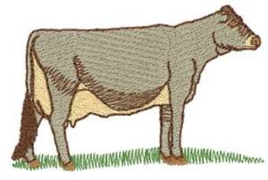 Picture of Jersey Cow Machine Embroidery Design