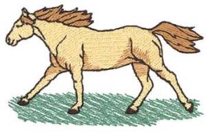 Picture of Mustang Machine Embroidery Design