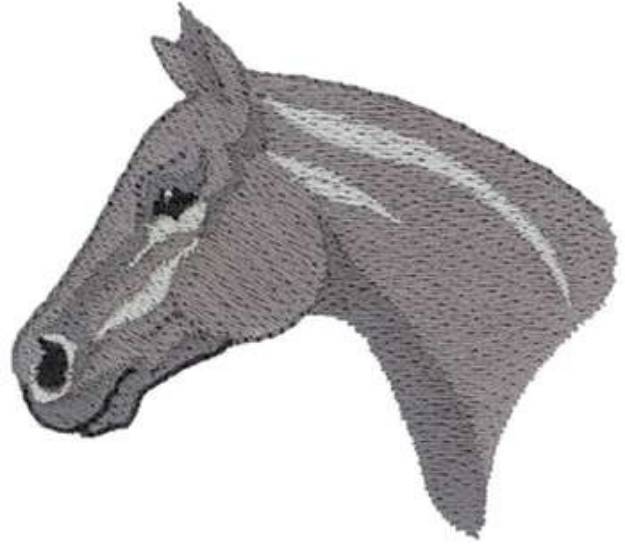 Picture of Polo Pony Head Machine Embroidery Design