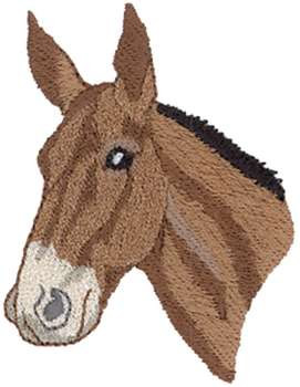 Mule Head Machine Embroidery Design