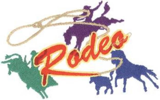 Picture of Rodeo Design Machine Embroidery Design