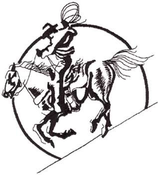 Horse & Rider Machine Embroidery Design