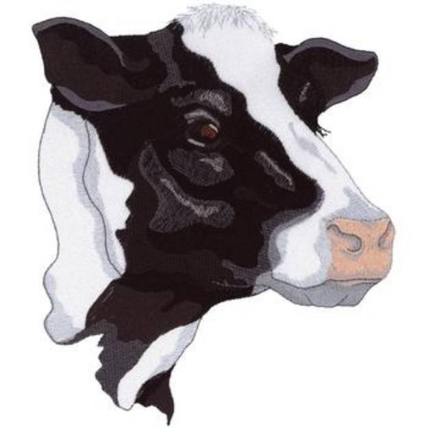 Picture of Holstein Cow Machine Embroidery Design