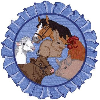 Show Animal Logo Machine Embroidery Design