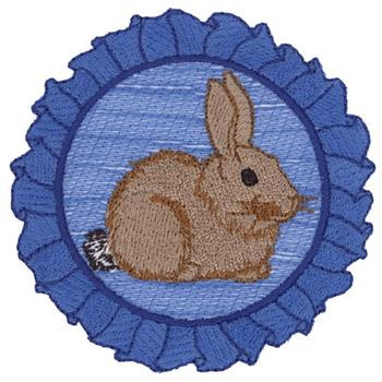 Show Rabbit Logo Machine Embroidery Design