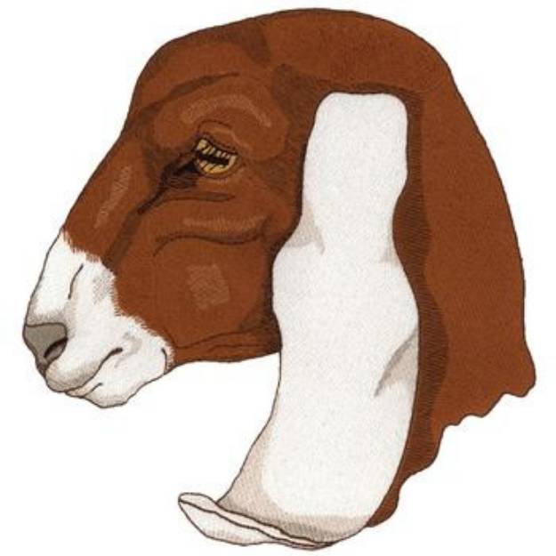 Picture of Nubian Goat Machine Embroidery Design