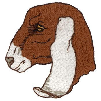 Nubian Goat Machine Embroidery Design