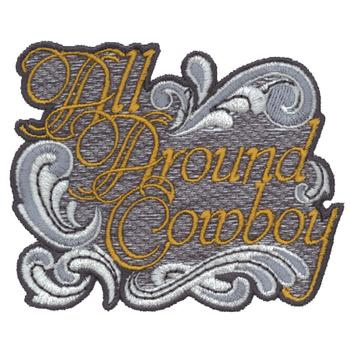 All Around Cowboy Machine Embroidery Design
