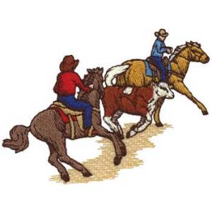 Picture of Team Penning Machine Embroidery Design