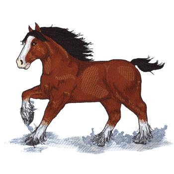 Clydesdale Machine Embroidery Design