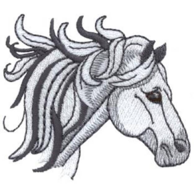 Picture of Highland Pony Machine Embroidery Design