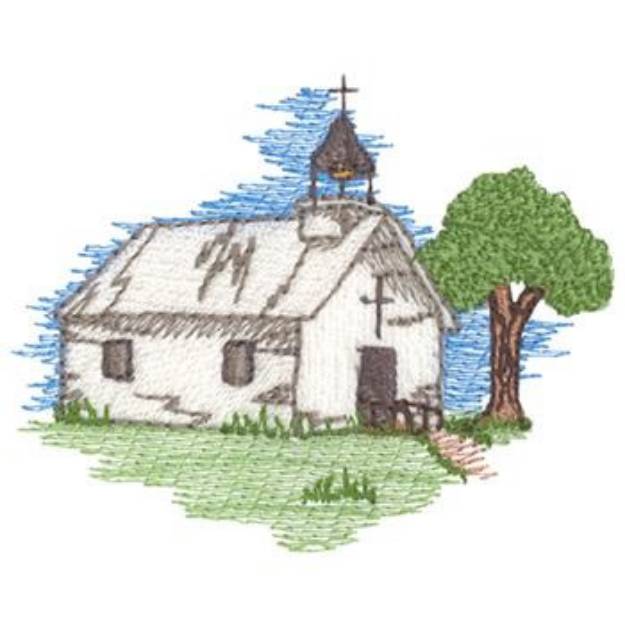 Picture of Frontier Church Machine Embroidery Design