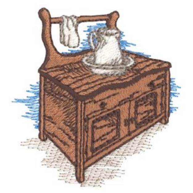 Picture of Wash Stand Machine Embroidery Design