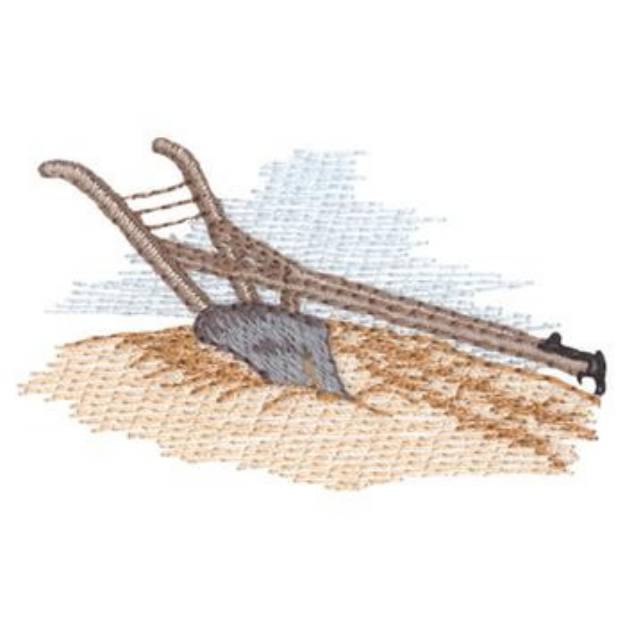 Picture of Cast Iron Plow Machine Embroidery Design