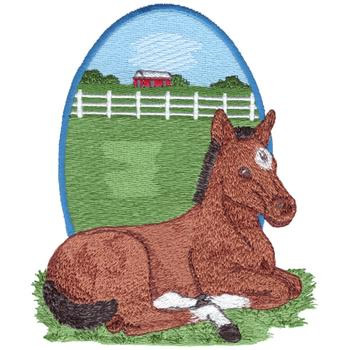 Foal Machine Embroidery Design