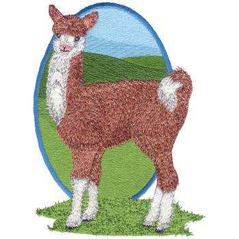 Llama Baby Machine Embroidery Design