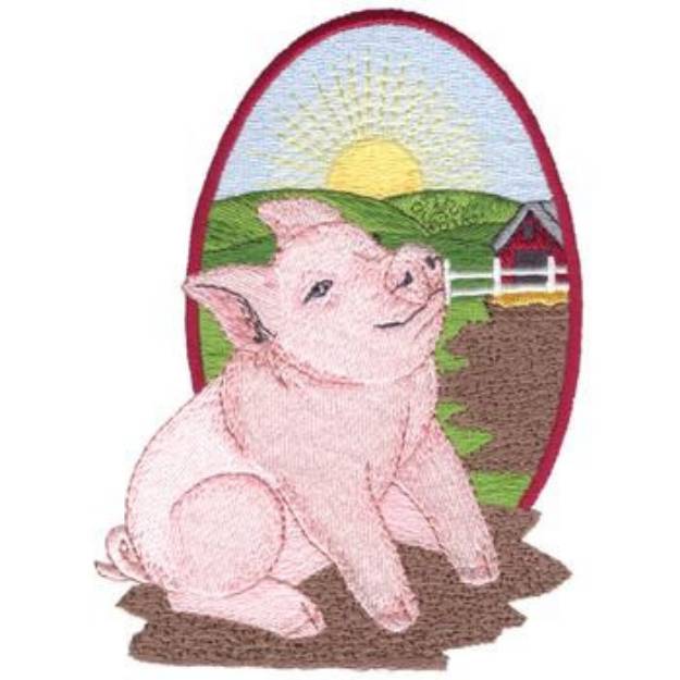 Picture of Piglet Machine Embroidery Design