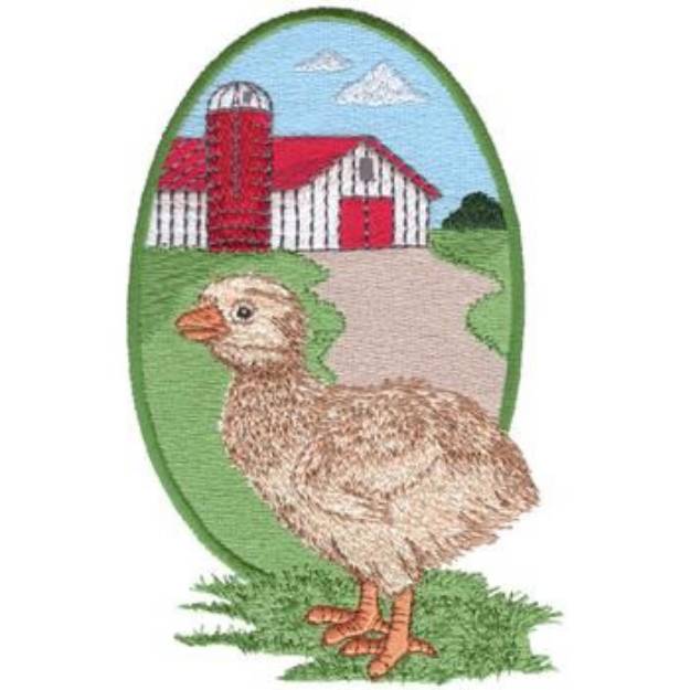 Picture of Poults (baby Turkey) Machine Embroidery Design