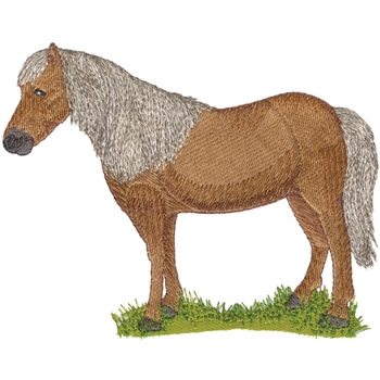 Mini Horse Machine Embroidery Design